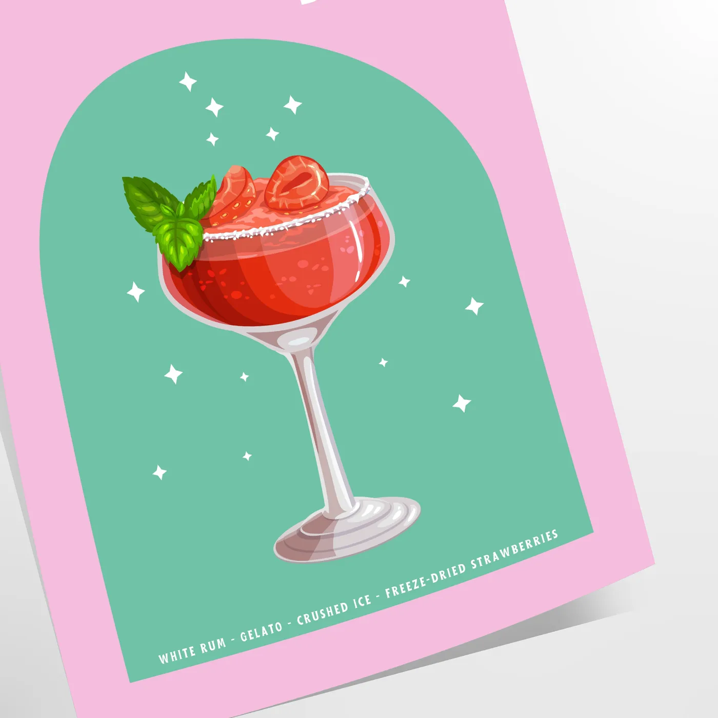space vibrant zest cocktail daiquiri captivating poster lush green citrus orange wall art print ideal gift lovers enthusiasts frame decor needs